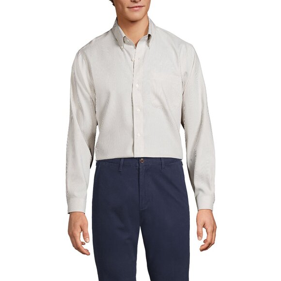 x3 Men's Tailored Non Iron Supima Cotton Buttondown Collar Shirts - Picture 3 of 7